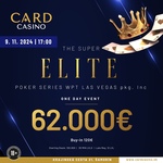 Card Šamorín: Tučné jednodenní turnaje a Super ELITE Series s garancí €62.000!