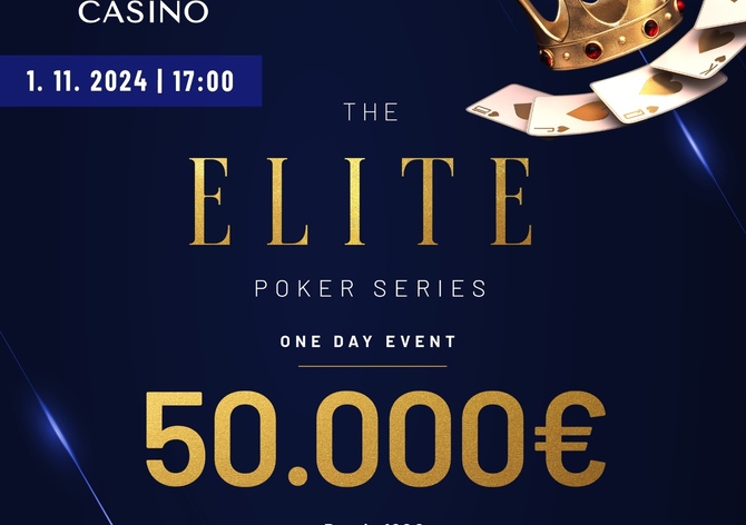 V novém Card Casinu se pátek odehraje jednodenní Elite Series €50.000 GTD