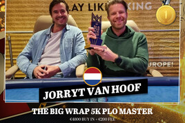 King&#039;s: Big Wrap zatím bez českého ITM, 5K PLO Master vyhrál hvězdný Van Hoof
