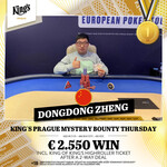 Hilton: V King&#039;s Prague Mystery Bounty eventu skončil Radek Sup třetí.