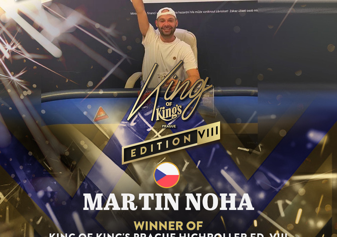 Hilton: Martin Noha porazil Lukáše Záškodného v heads-upu King of King's Prague Highrolleru