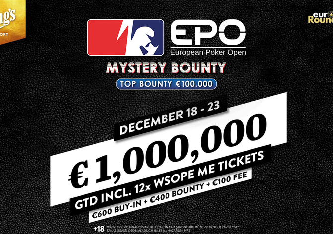 King's: Na Rozvadov ve středu dorazí European Poker Open Mystery Bounty