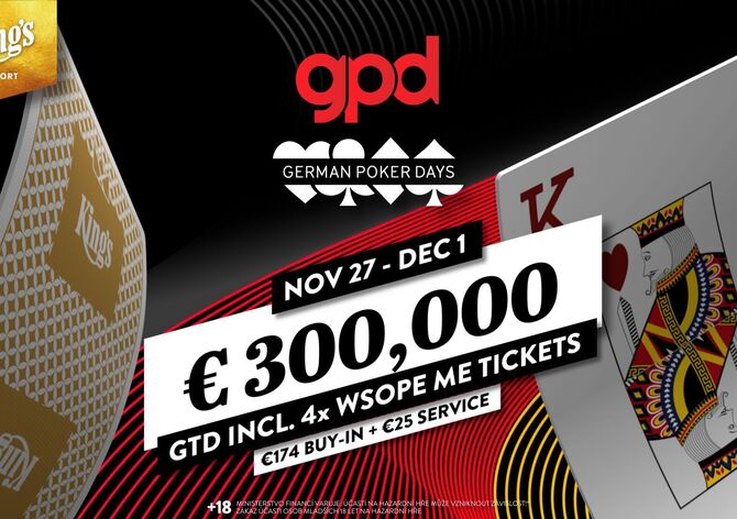 King's: Ve středu se na Rozvadově rozjede oblíbený festival German Poker Days