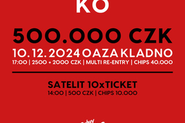 Rebuy Stars Kladno: V úterý na Kladně Progressive KO s garancí 500.000 Kč
