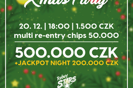 Rebuy Stars Kladno: V pátek na Kladně Xmas Party s garancí 500.000 Kč