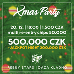 Rebuy Stars Kladno: V pátek na Kladně Xmas Party s garancí 500.000 Kč
