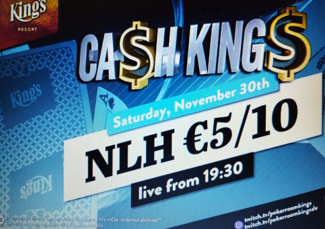 King's Rozvadov: V sobotu během German Poker Days proběhla streamovaná cashgame