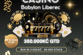 Liberecký Babylon: Prosincové tematické pátečně-sobotní večery s celkovou garancí 700.000 Kč!