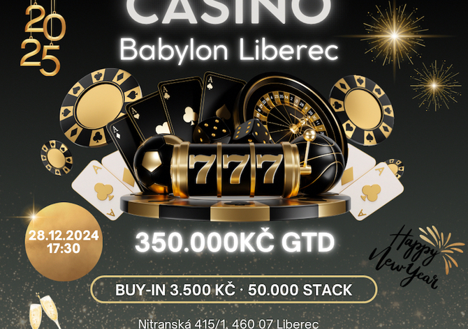 Liberecký Babylon: Prosincové tematické pátečně-sobotní večery s celkovou garancí 700.000 Kč!