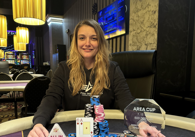 Rebuy Stars Plzeň: Královnou půlmilionového Area Cupu se stala AK s výhrou skoro 100K!