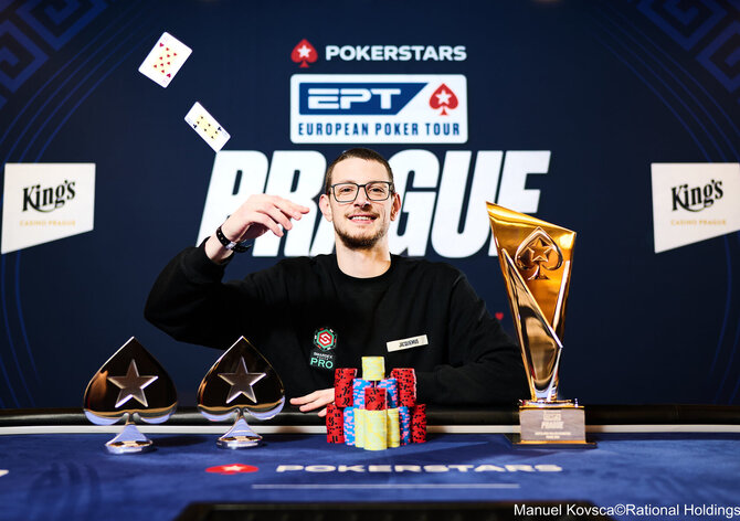 Hattrick! Král pražské EPT Thomas Santerne ovládl i třetí Super High Roller! Bronz pro Kabrhela