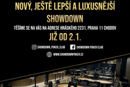 Showdown Poker Club se přesouvá do luxusních prostor na Chodov