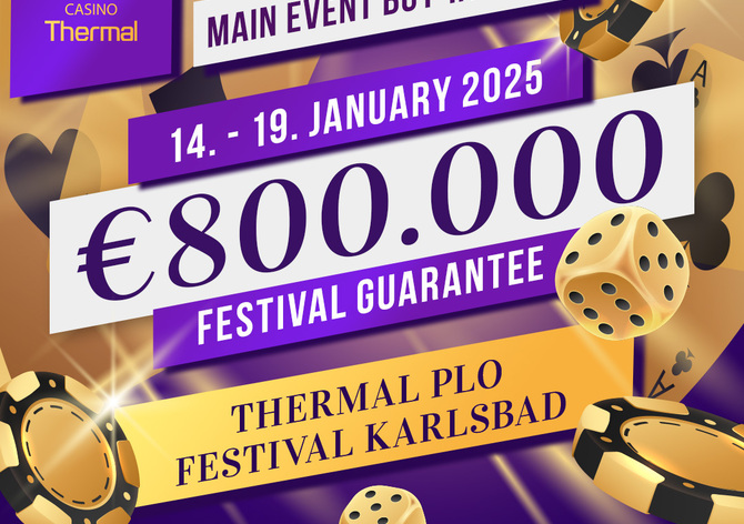 Thermal PLO Festival 2025: Karlovy Vary v rytmu pokeru s garancí €800.000
