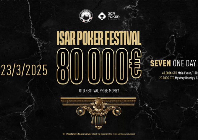 Grand Casino Aš: Ve čtvrtek se v Aši rozjede Isar Poker Festival s celkovou garancí €80K