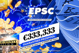 King&#039;s: Italskou sérii střídá od středy European Poker Sport Championship Mystery Bounty Edition