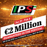 King&#039;s: Na Rozvadov míří festival Italian Poker Sport s celkovou garancí €2M!