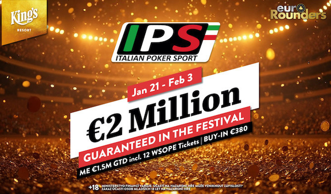 King&#039;s: Na Rozvadov míří festival Italian Poker Sport s celkovou garancí €2M!