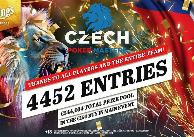 King&#039;s: Miloslav Bareš vede finálovou sestavu výrazně přebraného Czech Poker Masters