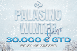 Palasino Winter Days – Lednový turnaj s garantovaným prize poolem €30.000 odstartoval!
