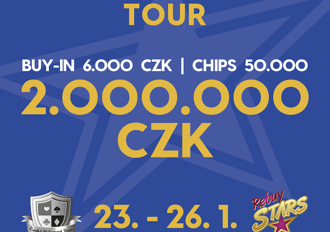 Rebuy Stars Kladno: Dvoumilionové &quot;ČéPéTéčko&quot; už od čtvrtka v Rebuy Stars