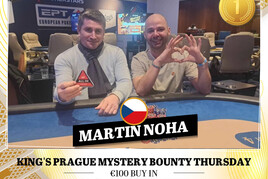 Hilton: Oficiálním vítězem Thursday Mystery Bounty eventu se stal Martin Noha 