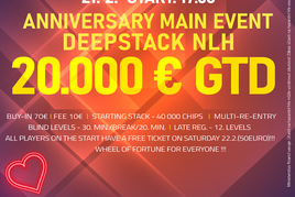 Petrovice: V únoru oslavy narozenin ve velkém stylu - získej vstup do €5K GTD zdarma!
