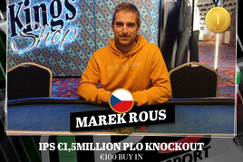 King&#039;s IPS: Marek Rous uspěl v úterý v PLO Knockoutu i v Mystery Bounty
