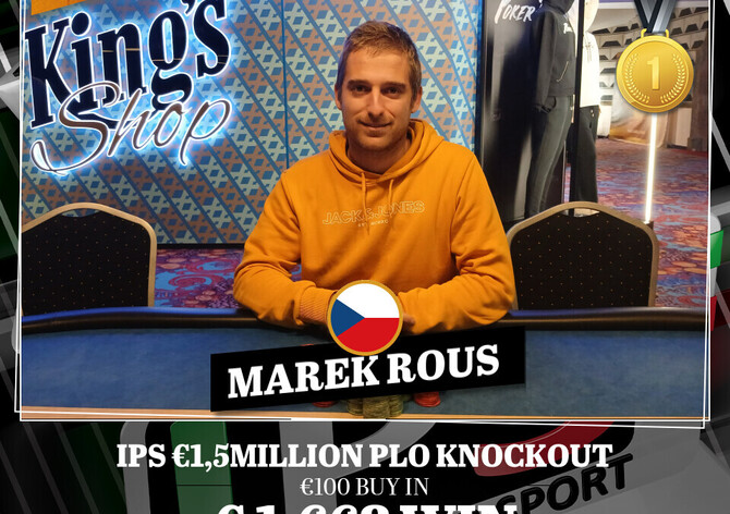 King's IPS: Marek Rous uspěl v úterý v PLO Knockoutu i v Mystery Bounty