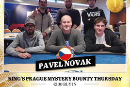 Mystery Bounty Thursday: Po dealu nejlepší pětky zvítězil Pavel Novák