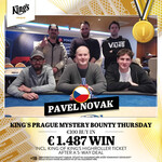 Mystery Bounty Thursday: Po dealu nejlepší pětky zvítězil Pavel Novák