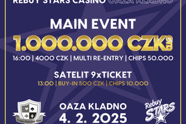 RS OAZA Kladno: Nová sezóna ČPT pokračuje milionovým turnajem už v úterý