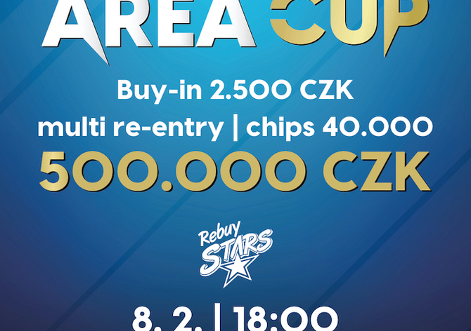 Rebuy Stars Plzeň: V sobotu na Borech o půl milionu v rámci eventu Area Cup