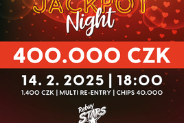 Rebuy Stars Kladno: Na svatého Valentýna v Oaze turnaj o 400.000 Kč a Jackpot Night