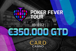 Card Casino Šamorín: Od úterý startuje v Cardu Poker Fever Tour