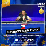 Ani jeden flip o život! Ogi Asatrjan je králem EPSC Mystery!