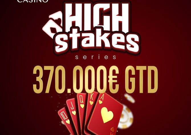Card Casino Šamorín: High Stakes Series s celkovou garancí €370K od středy v Cardu
