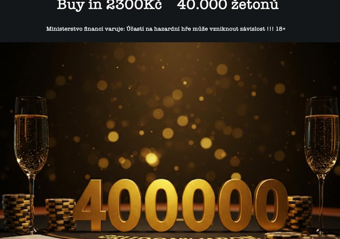 Poker se vrací do Litoměřic! V sobotu o 400.000 Kč!
