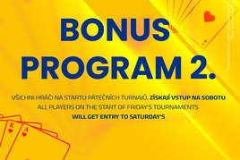 Petrovice: V březnu klasiky, Main Event i Mini Main. Startuje nový bonusový program!
