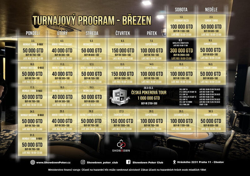 březen program