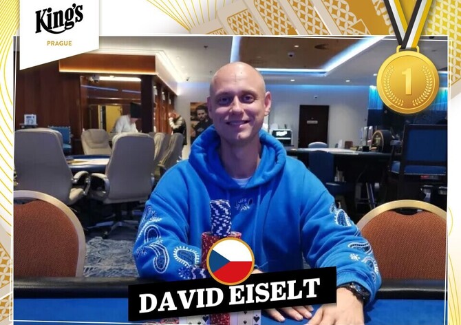 King's EPF: David Eiselt získal chipleader bonus v zahajovacím flightu EPF Lucky 7s Openeru