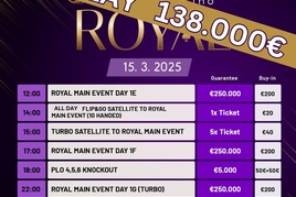 Card Casino Šamorín: Santa první v Highrolleru, Mezihorák druhý v PLO a overlay v Royal ME je €138K!