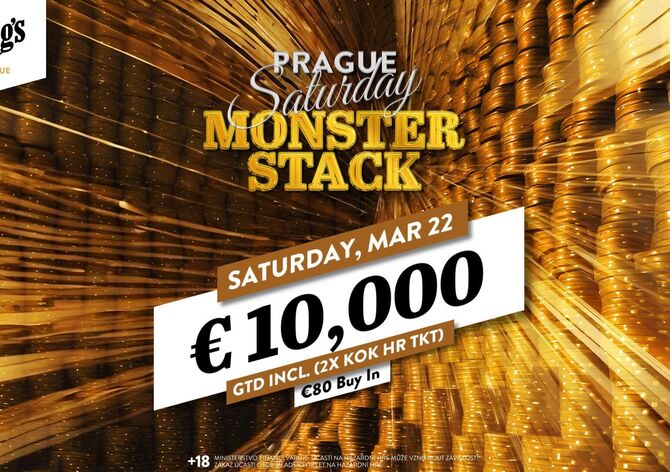 Hilton: Mystery Bounty, flight Polish Poker Masters a Monsterstack tento týden v King's Prague
