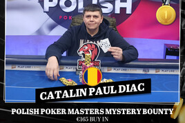 King&#039;s: Ve finále Polish Poker Masters dominovali Rumuni, Tomáš Král a Aleš Řezáč na finálovém stole