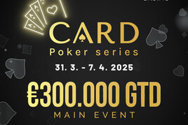 Card Casino Šamorín: Dnešním dnem startuje Card Poker Series s Main Eventem €300K GTD