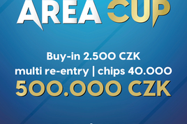 Rebuy Stars Plzeň Area: V pondělí další vydání Area Cupu 500K GTD