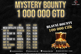 V dubnu v Showdownu nejméně o 3 miliony! Připraveno je i milionové Mystery Bounty!