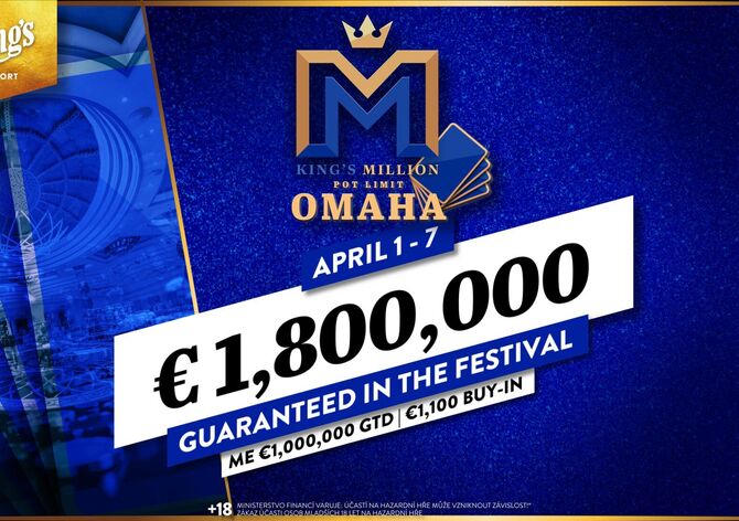 Rozvadov: King's Million PLO Edition €1M GTD! Rozjíždí se také Pirátské Mystery s garancí €1,5M!