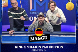 King&#039;s: Lukáš Záškodný končí ve finále King&#039;s Million PLO těsně pod stupni vítězů