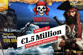 King&#039;s: Na Rozvadově pokračuje Pirátský festival s Main Eventem €1,5M GTD!