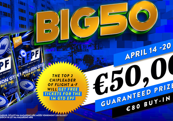 Hilton: V pondělí startuje dubnové vydání vícedenního eventu Big50 €50K GTD